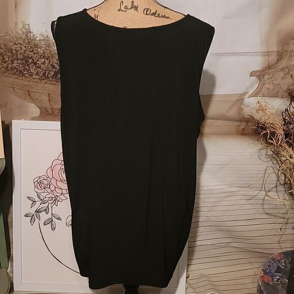 Ellen Tracy Handkerchief Style Blouse Size XL - Picture 4 of 7